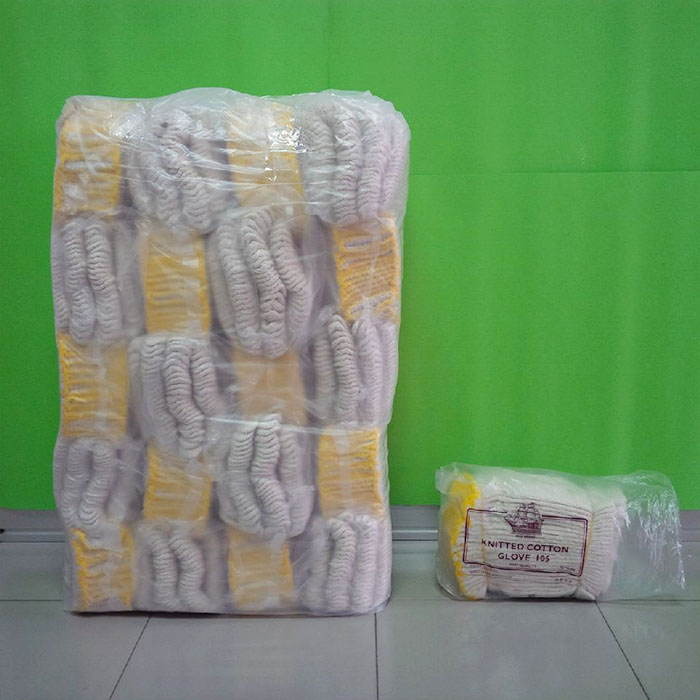 Blended Cotton Yarn Gloves A105