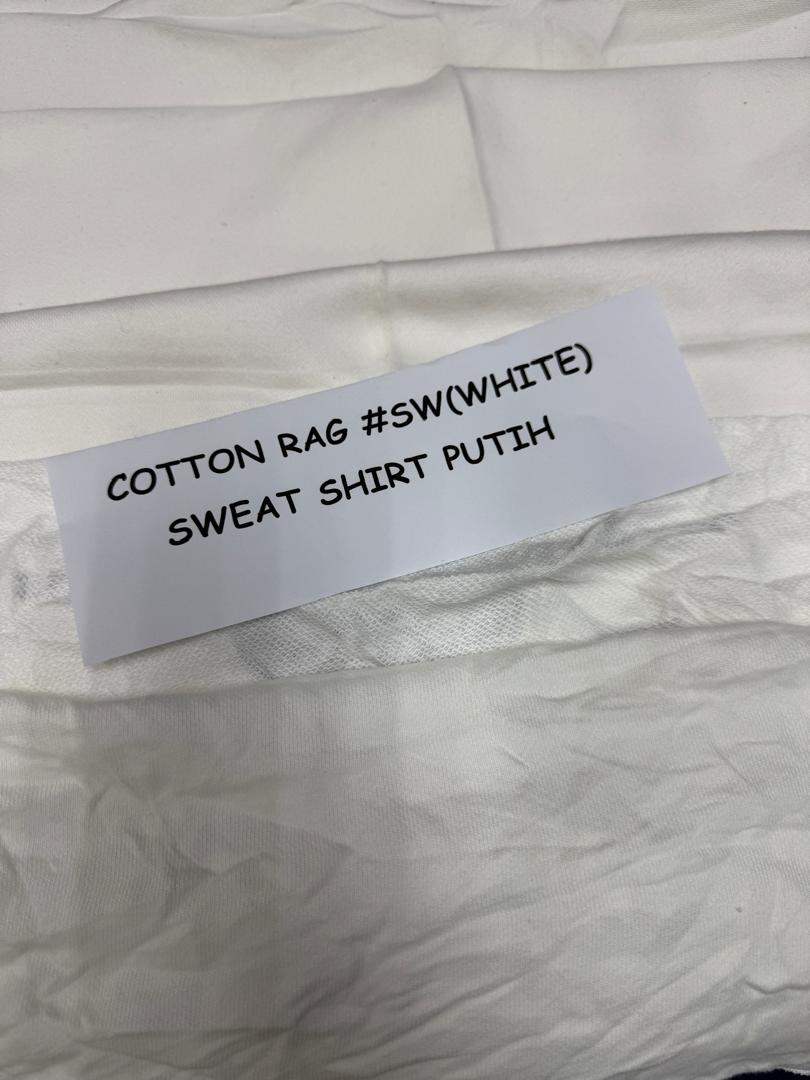 Cotton Rag Sweat Shirt White Color
